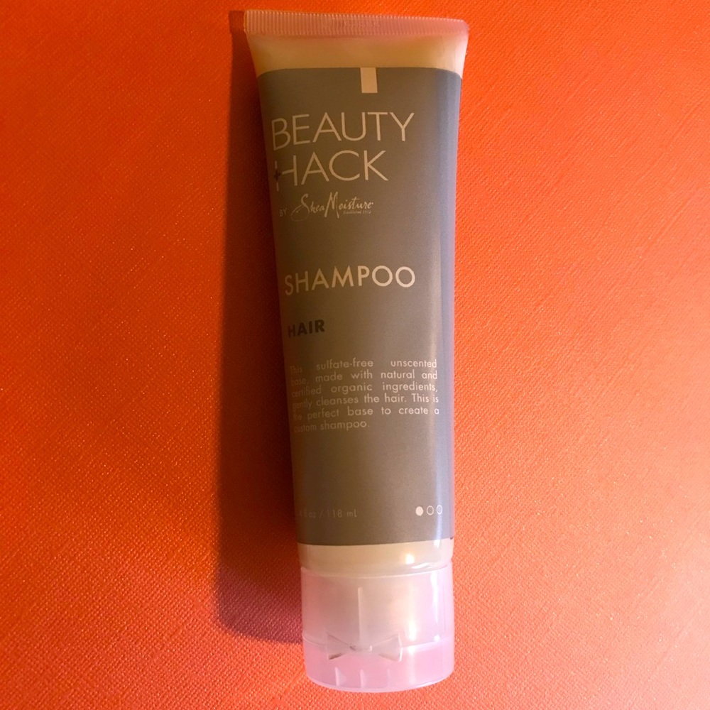 Unscented Shampoo Beauty Hack by Shea Moisture 4oz, base for customizing